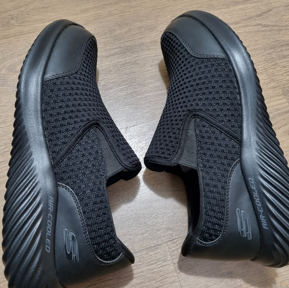 Skechers men's shoes brand new inbox memory foam black Size 10 U.S. - Picture 3 of 11